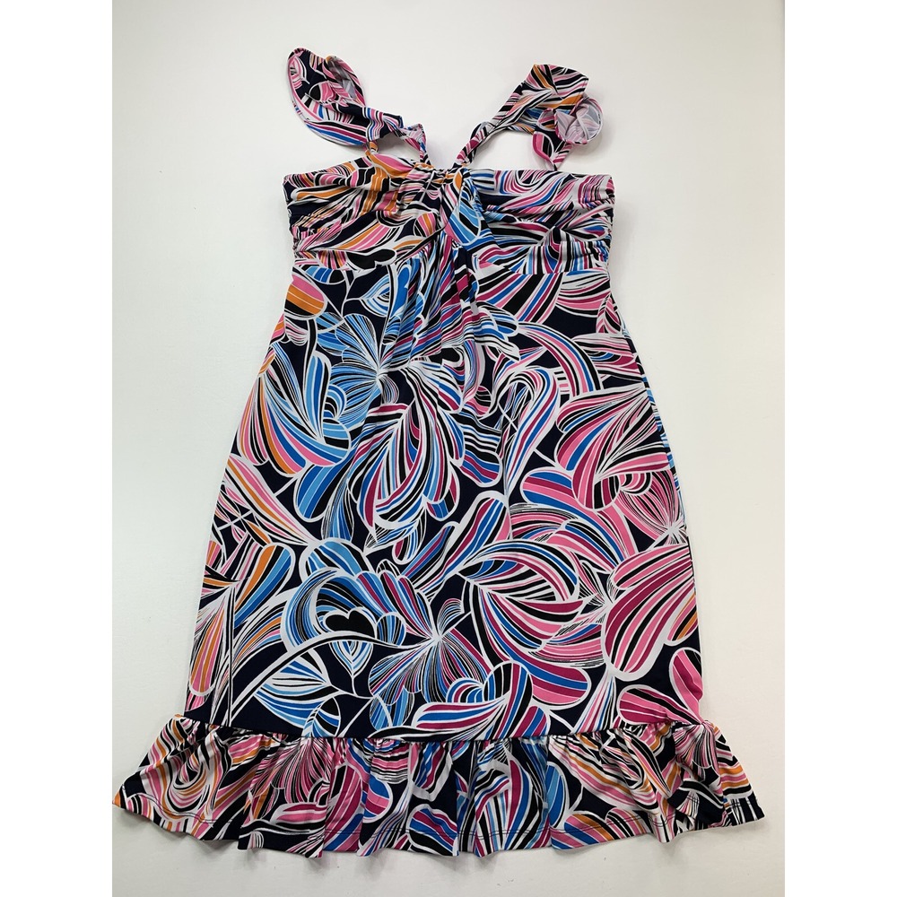 Trina Turk Women's Size 6‎ Henna Ruffle Strap Colorful Summer Dress NWT - Picture 9 of 12
